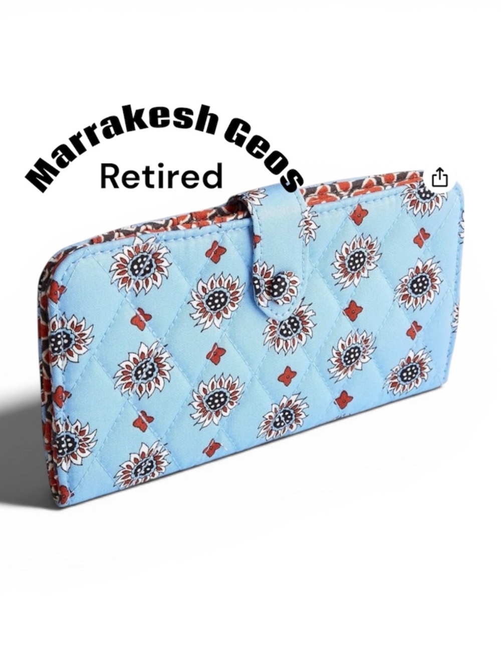 VERA BRADLEY TAB WALLET MARRAKESH GEOS
